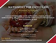 Famous Matrimony for Elite Class Families