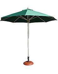 Great 9′ Market Umbrella Combo - Bistro Tables & Bases