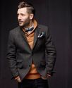 Sport coat & Brightly Colored Sweater