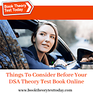 Things To Consider Before Your DSA Theory Test Book Online | Book Theory Test Today