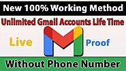 How to make gmail account without phone number | gmail unlimited kaise banaen 2021 Working Method