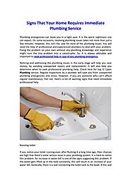 Signs That Your Home Requires Immediate Plumbing Service by ceilingPlumbers - Issuu