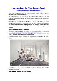 How have been the Water Damage Repair Restoration around the town? by ceilingPlumbers - Issuu