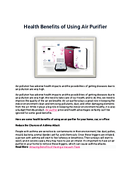 Health Benefits of Using Air Purifier | edocr