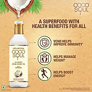 Coco Soul Cold Pressed Natural Virgin Coconut Oil From the makers of Parachute,1 L+250 ml: