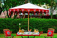 Indian Garden Parasols for sale, Indian Style Garden Parasols UK – Jaipur Garden Parasols