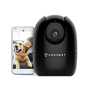 Amcrest 1080P WiFi Camera Indoor, Nanny Cam, Dog Camera, Sound & Baby Monitor, Human & Pet Detection, Motion-Tracking...