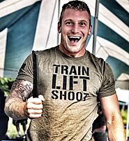 Men's gym t shirt | Train Lift Shoot