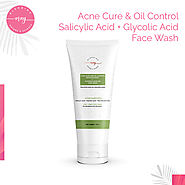 Acne Cure & Oil Control Salicylic Acid + Glycolic Acid Gel Face Wash online
