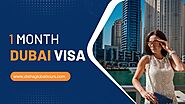 1 Month Dubai Visa | Dubai Visit Visa Price 1 Month | Travel