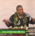 Maui City Council - Inauguration speech on "shaka, smile and aloha"
