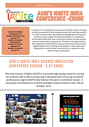 Ignite India | Agni College Of Technology,STEM education,Free education