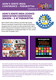 Ignite India | Agni College Of Technology,STEM education,Free education