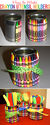 How to make crayon utensil holders | Chickabug