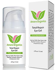 Amara Organics Eye Cream Gel for Dark Circles and Puffiness