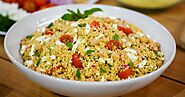 Prep couscous salad ahead of time with this easy, no-cook trick