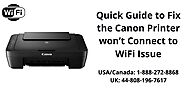 Quick Guide to Fix the Canon Printer won’t Connect to WiFi Issue