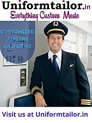 Customized Airlines Uniform with Embroidery | Uniform Tailor