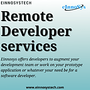 Remote Developer Services Companies In India : einnosystech