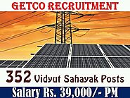 Energy Transmission Corporation (GETCO) 352 Vidyut Sahayak Requirements 2021 - Job With me