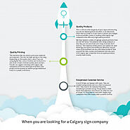 when you are looking for a Calgary sign company | Visual.ly