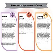 Advantages of Sign Company in Calgary