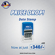 PRICE DROP! Stamp Vala offers Dater Stamps for Just Rs.340.