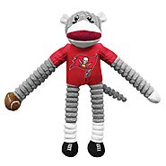 Tampa Bay Buccaneers Sock Monkey Pet Dog Toy by Little Earth