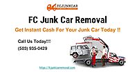 Scrap Car Removal | Pick Up | Cash for Scrap Cars | FC Junk Car Removal Portland | Hillsboro | Aloha | Albany | Gresham
