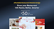 Restaurant Website Design | Starting from $39 / month