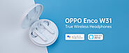 OPPO Enco W31 Bluetooth Wireless Earphones with Mic, AI-Powered Noise Reduction During Calls, Long Battery Life for C...