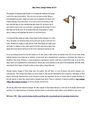 Buy Floor Lamps Online in Newberry