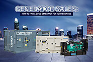 Generator Sales Near Me - Genset Hire and Sales Australia
