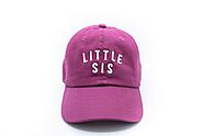 Plum Little Sis Hat | Little Girl Baseball Cap - Rey to Z