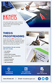 What should you expect from thesis proofreading?