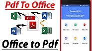 Best Pdf converter ,pdf file convert to word, PowerPoint, Excel| Pdf file kaise bnayen (Free App)