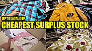 Cheapest Surplus Warehouse in India | Adidas , Zara , Levi's at 80% Off