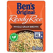 BEN'S ORIGINAL Ready Rice Pouch Whole Grain Brown, 8.8 oz. (12 Pack)