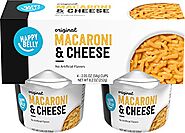 Amazon Brand - Happy Belly Original Macaroni & Cheese Cups, 2.05 oz (Pack of 4)