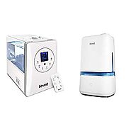 LEVOIT Humidifiers for Large Room Bedroom (6L), Warm and Cool Mist Ultrasonic Air Humidifier for Home & Humidifiers f...