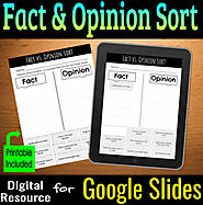 Fact vs Opinion Sort - Google Slides & PDF - DISTANCE LEARNING | TpT