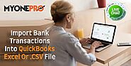 Importing Bank Transactions QuickBooks