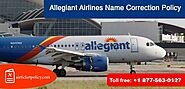 Allegiant Airlines Name Correction Policy | tel:+18775630127