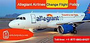 Allegiant Airlines Change Flight Policy | tel:+18775630127