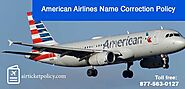 American Airlines Name Correction Policy | tel:+18775630127