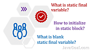 Java Static Final
