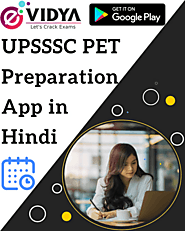 UPSSSC PET Preparation app in Hindi – eVidya