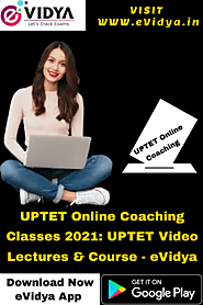 UPTET Online Coaching Classes 2021: UPTET Video Lectures & Course – eVidya