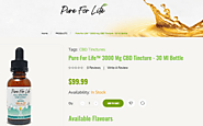 Pure For Life™ 3000 mg CBD Tincture