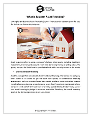 What is Business Asset Financing?